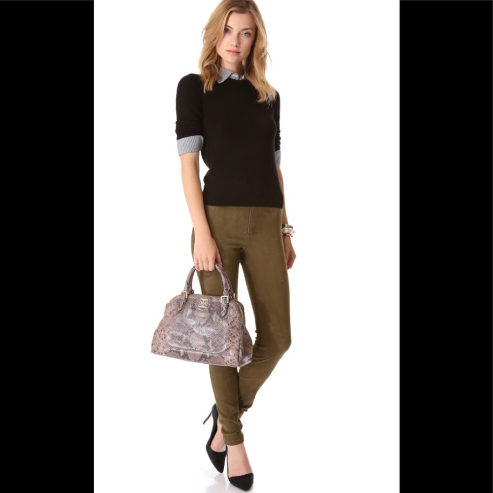 Tory Burch Catalina Python Handbag - image 2